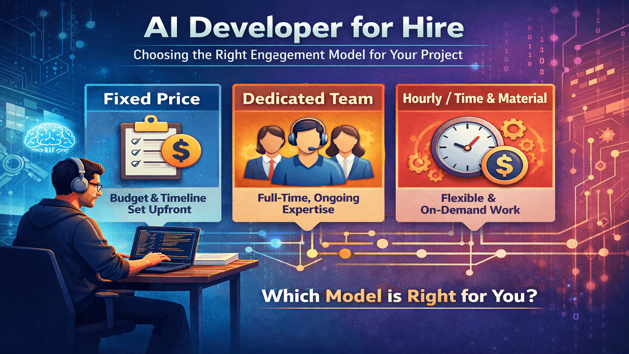 AI Developer for Hire: Choosing the Right Engagement Model for Your Project