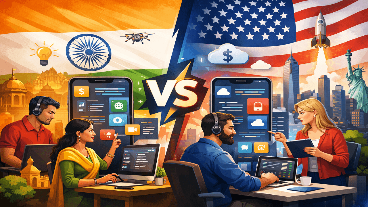 Indian vs US App Development Companies: Comparison