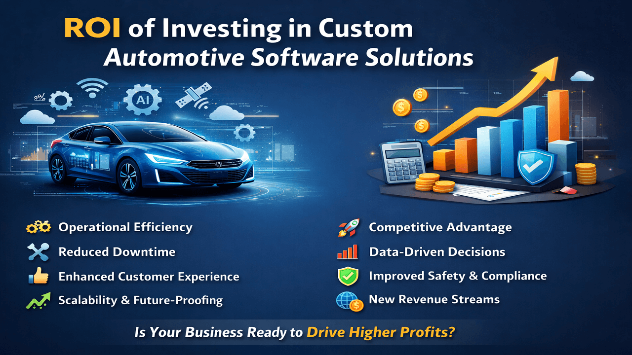 The ROI of Investing in Custom Automotive Software Solutions