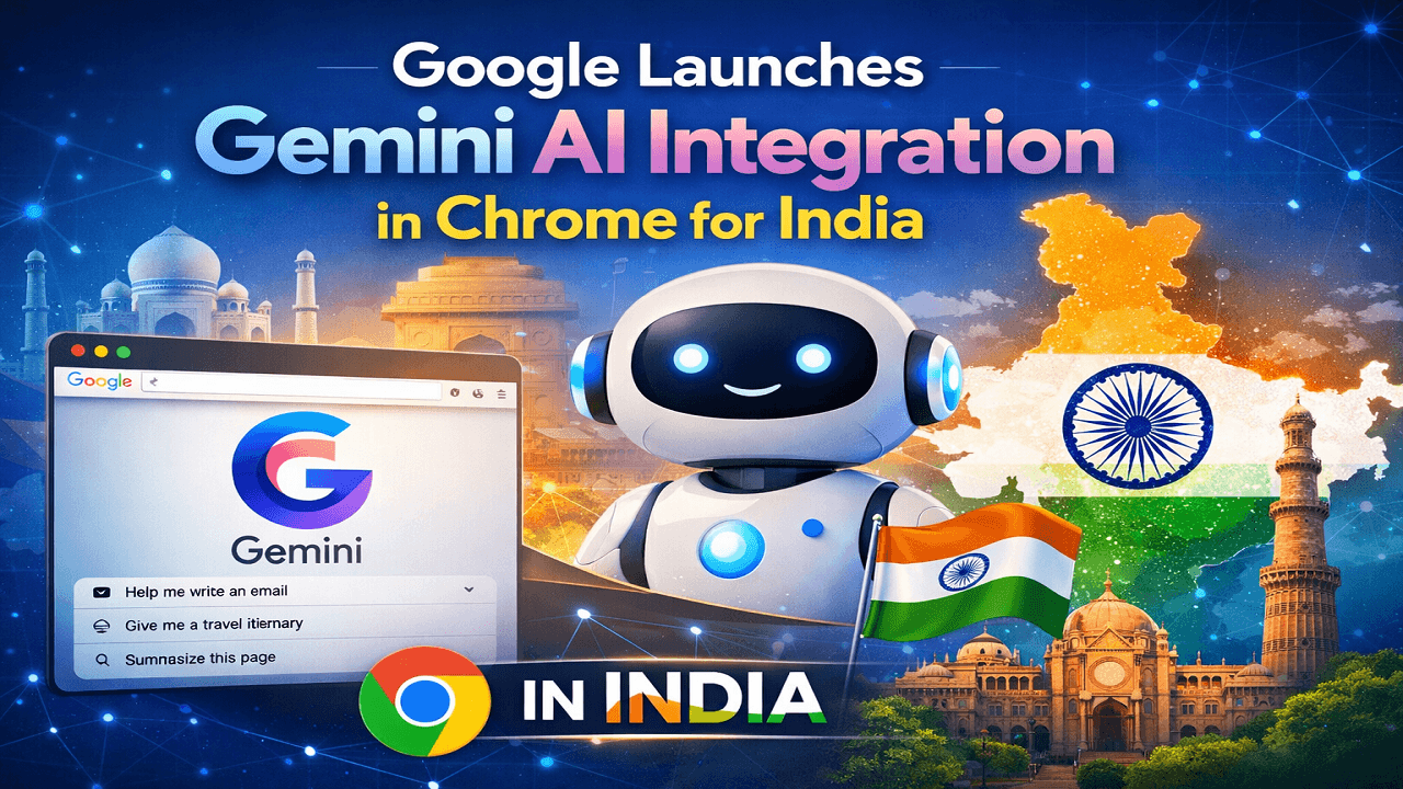 Google Launches Gemini AI Integration in Chrome for India
