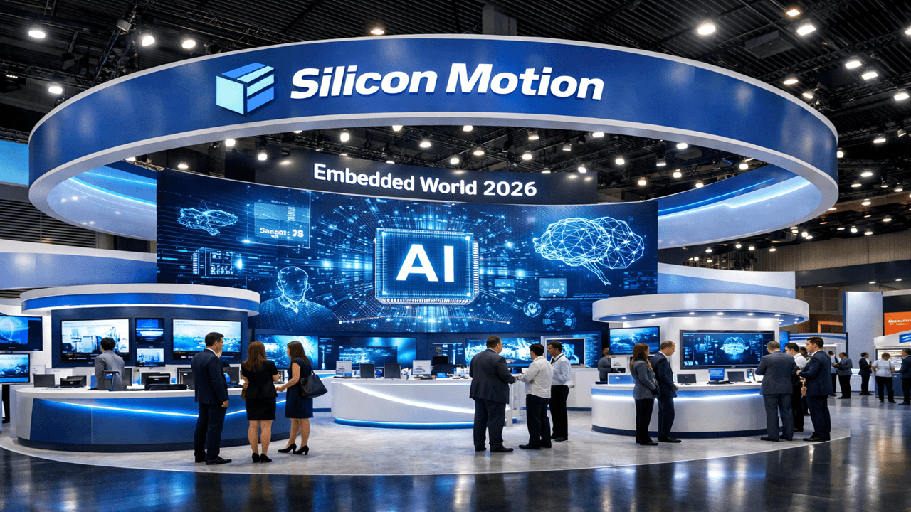 Silicon Motion Introduces Next-Gen AI Storage Technology at Embedded World 2026